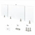 Tempered Glass Fence Kit - 12mm Clear — Four-Panel Kit (16 Feet)