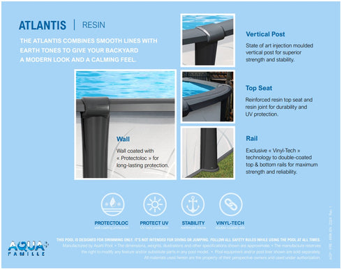 Piscines hors sol - ATLANTIS