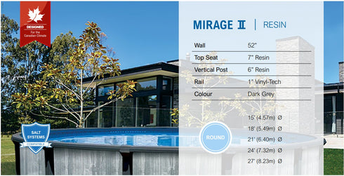 Piscines hors sol - MIRAGE Ⅱ