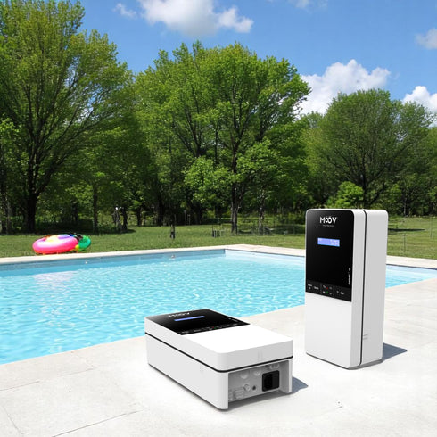 Moov JustSalt saltwater chlorinator system with digital control unit