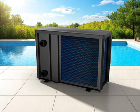Moov MR550 reversible heat pump – poolside installation