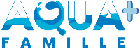 Logo of Aqua Famille with blue and white design