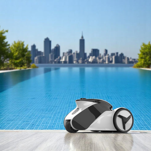 Moov Reliant robotic pool cleaner with anti-tangle cable and large filter